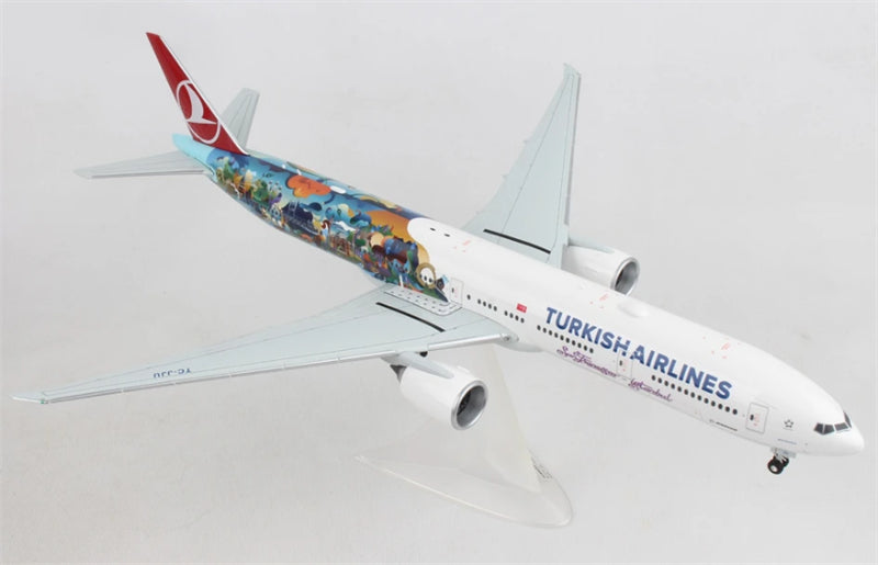 Herpa 1:200 Turkish Airlines Boeing 777-300ER TC-JJU  ABS Model