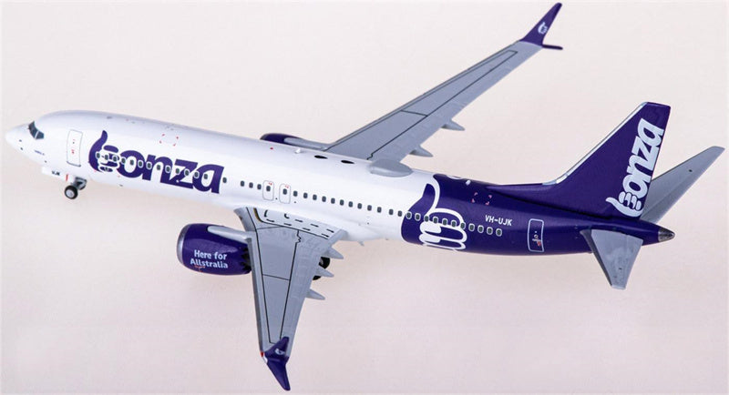NG Models Bonza Boeing 737 MAX 8 VH-UJK 1:400 Diecast Model view 2