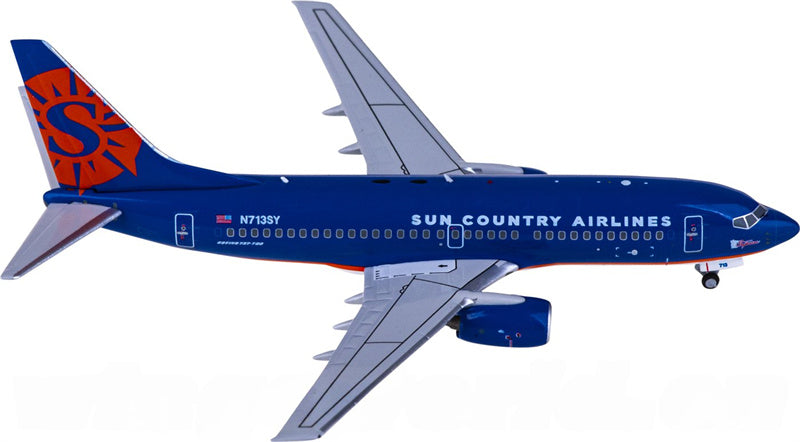 NG Models Sun Country Airlines Boeing 737-700 N713SY 1:400 Diecast Model view 2