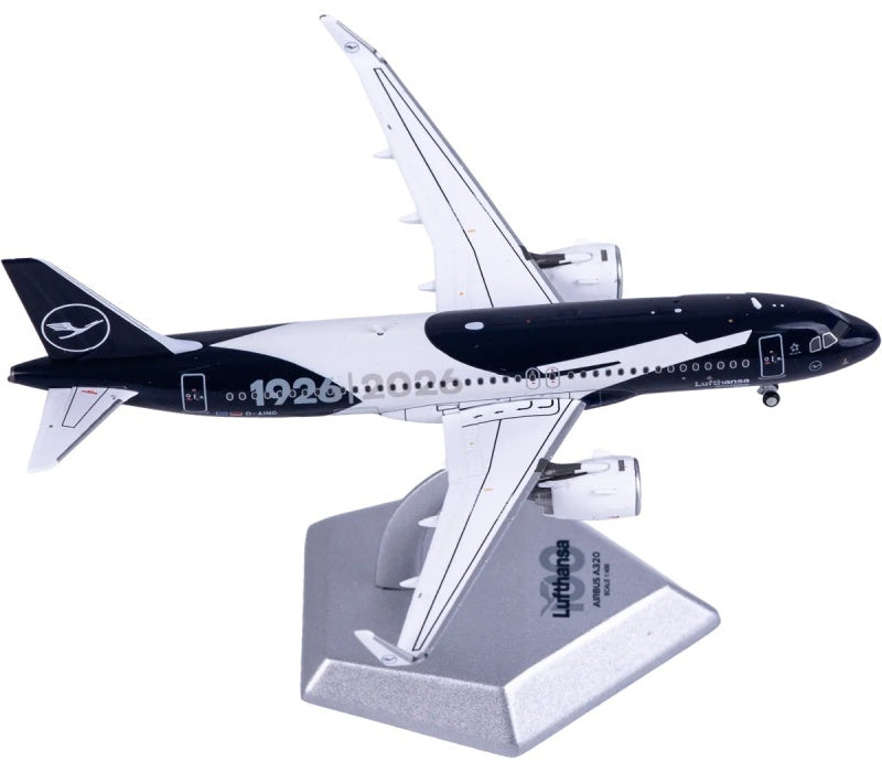 HX Models 1:400 Lufthansa Airbus A320neo D-AING 100 Years DIECAST Model