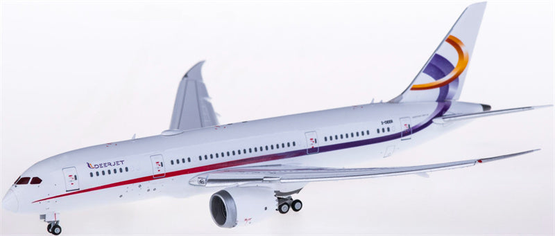 JC Wings DeerJet Boeing 787-8 2-DEER Flaps Down 1:400 Diecast Model view 2