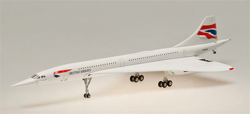 Hogan BRITISH AIRWAYS CONCORDE G-BOAG 1:200 Diecast Model view 2