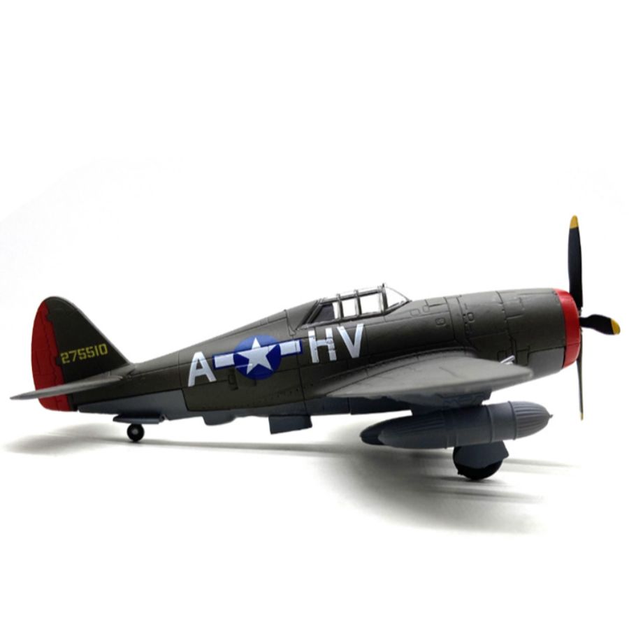 FLOZ US P-47 Thunderbolt fighter jet 1:72 Aircraft Pre-built Model