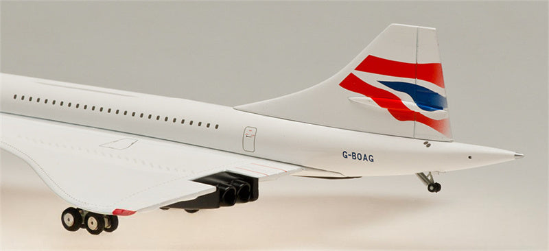 Hogan BRITISH AIRWAYS CONCORDE G-BOAG 1:200 Diecast Model view 5