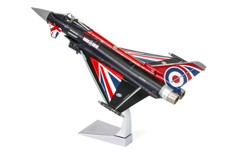 CORGI Eurofighter Typhoon FGR4 Blackjack RAF Coningsby 2022 RAF Typhoon Display 1:48 Airplane Pre-built Model