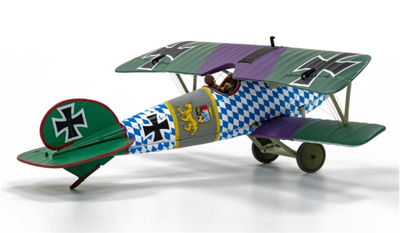 CORGI Albatros D.V fighter aircraft flown by Leutnant R. Wolf Jasta 5 Boistrancourt Aerodrome France Summer 1917 1:48 Airplane Pre-built Model