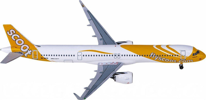 AeroClassics Scoot Airbus A320neo 9V-NCD 1:400 Airplan Diecast Model view 1