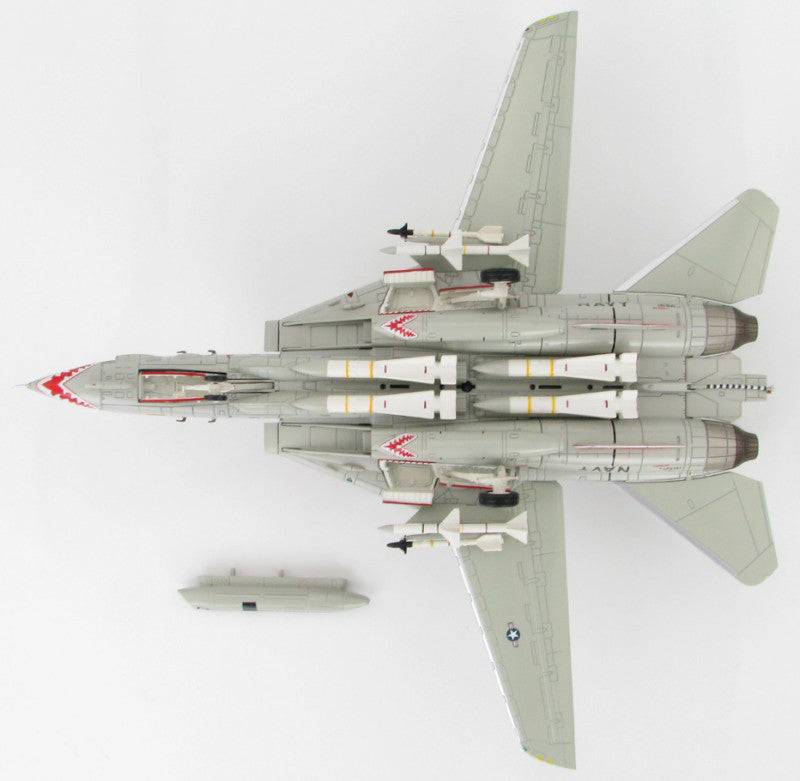 HOBBY MASTER USN F-14A VF-111 Sundowners 1:72 Model 1989 USS Carl Vinson Miss Molly NL200 / 161621