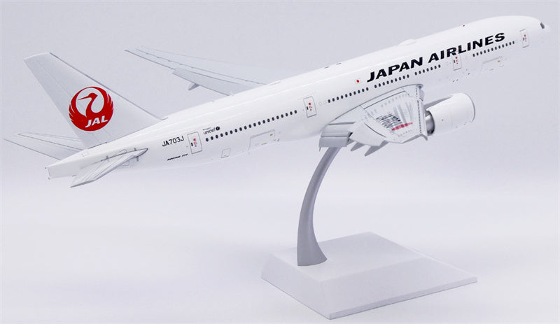 JC Wings 1:200 Japan Airlines Boeing 777-200ER Flaps down JA703J Diecast Model view 2