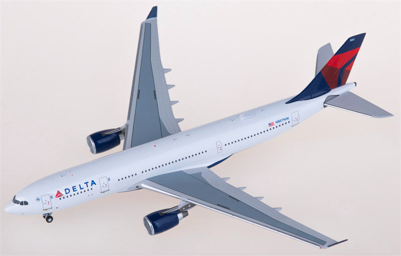 NG Models Delta Air Lines Airbus A330-200 N857NW 1:400 Diecast Model view 1
