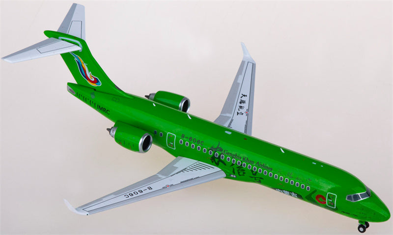 NG Models Genghis Khan Airlines for COMAC ARJ21-700 B-606C 1:200 Airplane Pre-built  Airliner Model Display