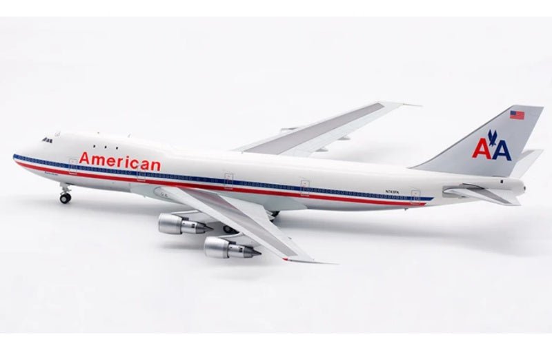 JC Wings 1:200 American Airlines B747-100 N743PA polishing DIECAST Model