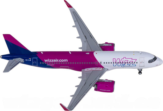 JC Wings Wizz Air for Airbus A320neo HA-LJE 1:400 Airplane Pre-built Airliner Model Display