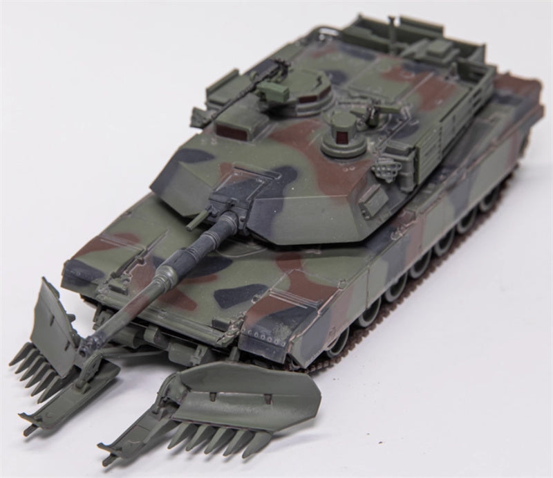 Dragon US M1A2SEP Abrams main battle tank with minesweeper mode 1:72 Tank Pre-built Model