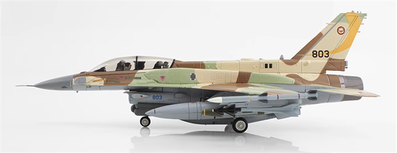 Hobby Master Lockheed F-16I Sufa IDF/AF 107th (Knights of the Orange Tail) Sqn #803 Hatzerim AB Israel Operation Breaking Dawn 2022 1/72 Aircraft Pre-built Model