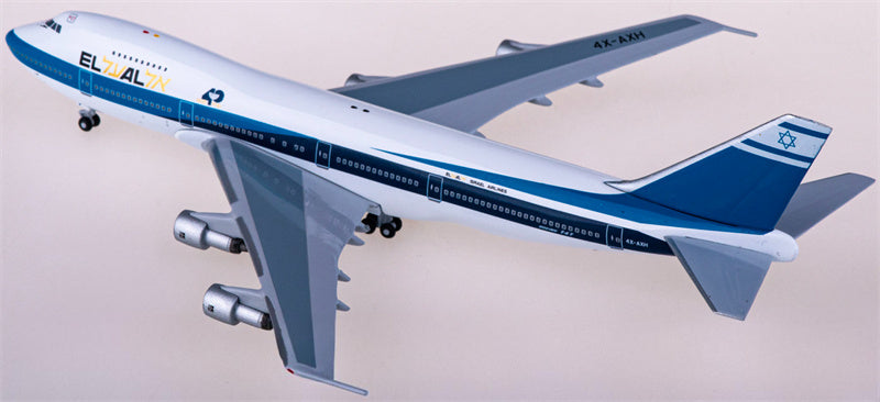 AeroClassics El Al Boeing 747-200 4X-AXH 1:400 Diecast Model view 2