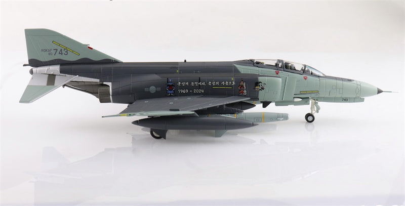 HOBBY MASTER McDonnell Douglas F4E Phantom II ROKAF Farewell Phantom 80-743 ROKAF 9th May 2024 1:72 Aircraft Pre-built Model