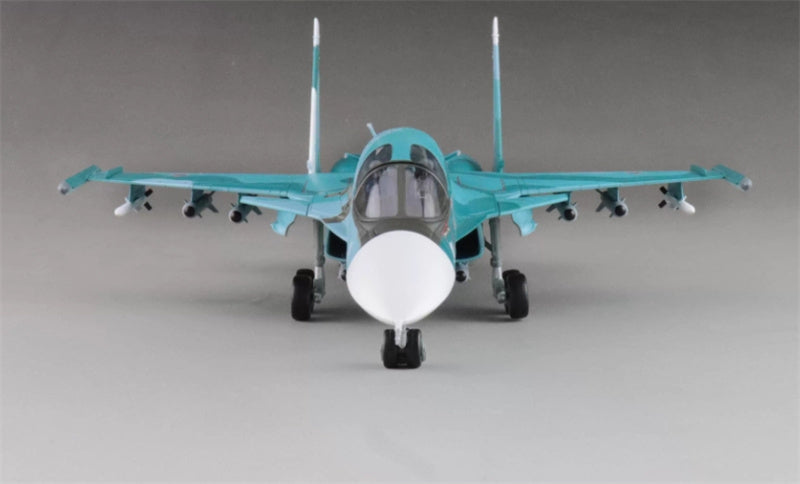 HOBBY MASTER Su-34 Fullback Fighter Bomber Red 23 Russian Air Force Ukraine March 2023 1:72 Airplane Pre-built Model
