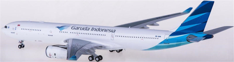 NG Models Garuda Indonesia Airbus A330-300 PK-GHA 1:400 Airplan Diecast Model view 1