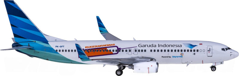Phoenix Garuda Indonesia Boeing 737-800 PK-GFT 1:400 Diecast Model view 3