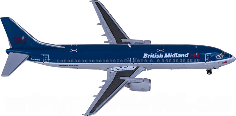 JC Wings BMI Boeing 737-400 G-OBME 1:400 Diecast Model view 1