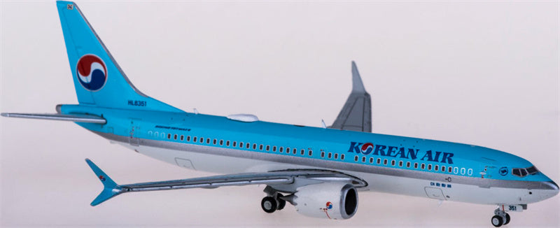 JC Wings Korean Air Boeing 737 MAX 8 HL8351 1:400 Diecast Model view 1