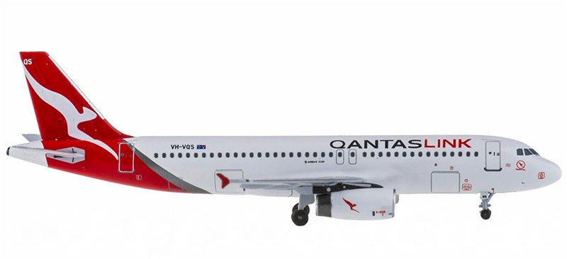 AeroClassics Qantaslink Airbus A320 VH-VQS 1:400 Diecast Model view 3