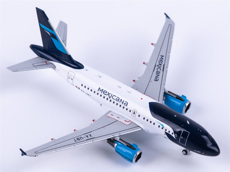 NG Models 1:400 Mexicana Airbus A318 XA-UBT  Diecast Model