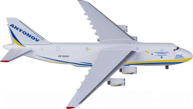 Herpa Antonov AN-124 UR-82027 1:500 Airplane Pre-built  Airliner Model Display
