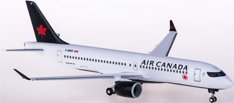Hogan Air Canada for Airbus A220-300 C-GROV 1:200 Airplane Pre-built  Airliner Model Display