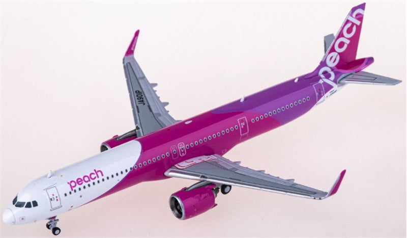 JC Wings Peach Aviation for Airbus A321neo JA901P 1:400 Airplane Pre-built  Airliner Model Display