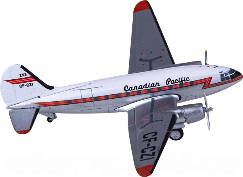 AeroClassics CP Air Curtiss C-46 CF-CZI 1:400 Diecast Model view 2