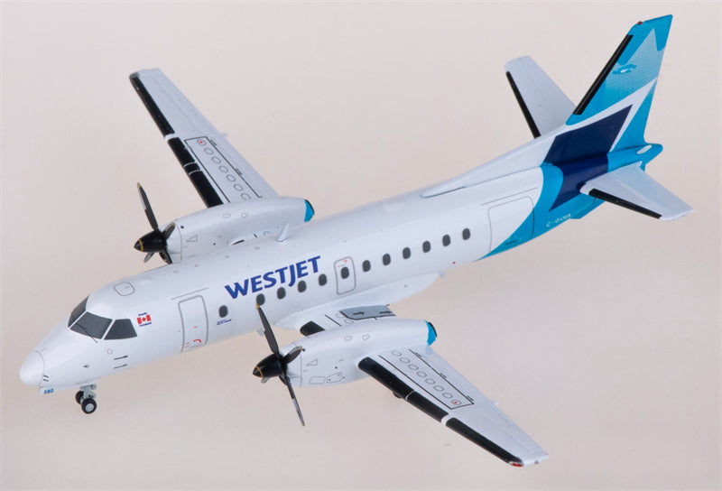 Geminijets WestJet Saab 340B C-GOIA 1:200 Diecast Model view 2