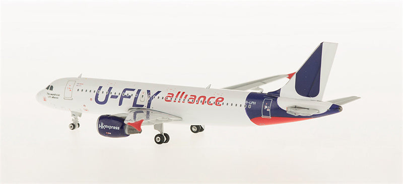 Phoenix HK express Airbus A320 B-LPH U-Fly Alliance 1:400 Diecast Model view 3