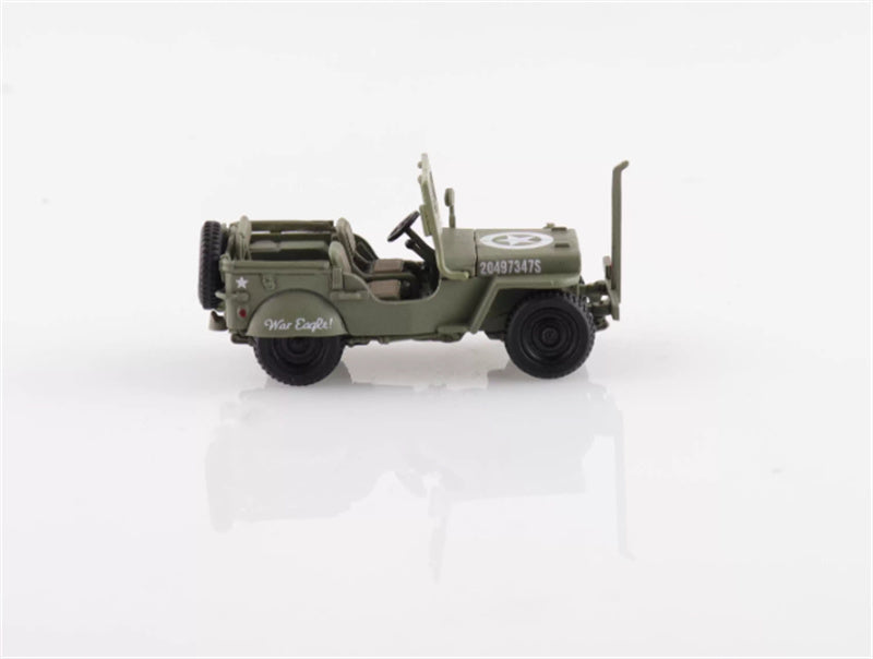 HOBBY MASTER US 1/4 ton Military Vehicle US 3rd Army 1945 Gen. George Patton 1:72 Tank Pre-built Model