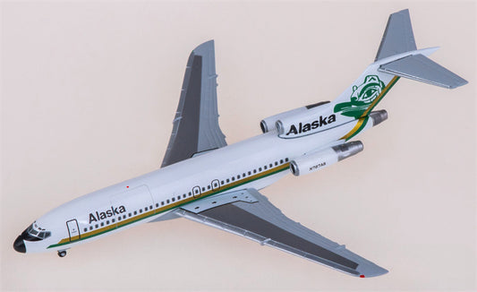 Herpa Alaska Airlines Boeing 727-100 N797AS 1:500 Diecast Model view 1