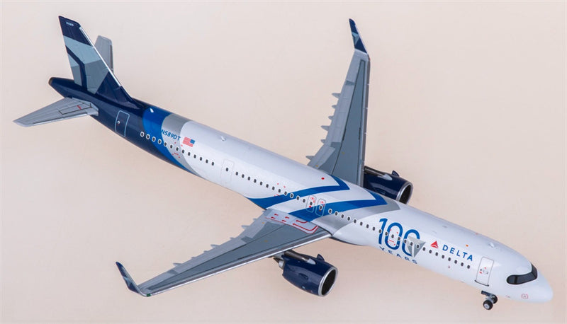 NG Models Delta Airlines for Airbus A321neo N589DT 1:400 Airplane Pre-built  Airliner Model Display