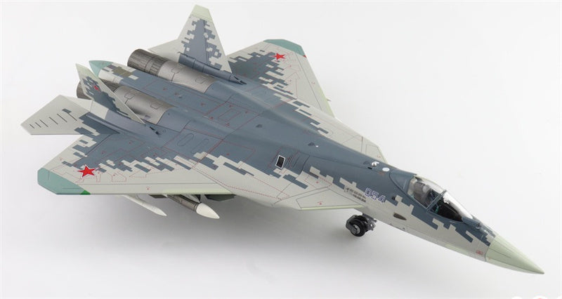 HOBBY MASTER Sukhoi SU57 Stealth Fighter Russian Air Force Zhuhai Air Show 2024 054 (with 2 x R-77 and 2 x R-37 missiles) 1:72 Aircraft Pre-built Model