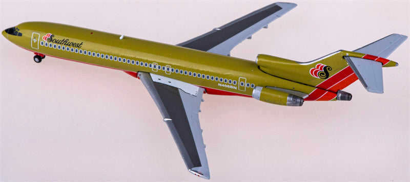 Geminijets Southwest Airlines Boeing 727-200 N406BN 1:400 Diecast Model view 2