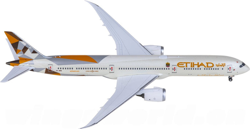 NG Models Etihad Airways for Boeing 787-10 Dreamliner A6-BMB 1:400 Airplane Pre-built  Airliner Model Display