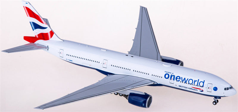 NGモデルズ ブリティッシュ・エアウェイズ ボーイング777-200ER G-YMMR 1:400スケール 飛行機 組み立て済み旅客機モデル ディスプレイ