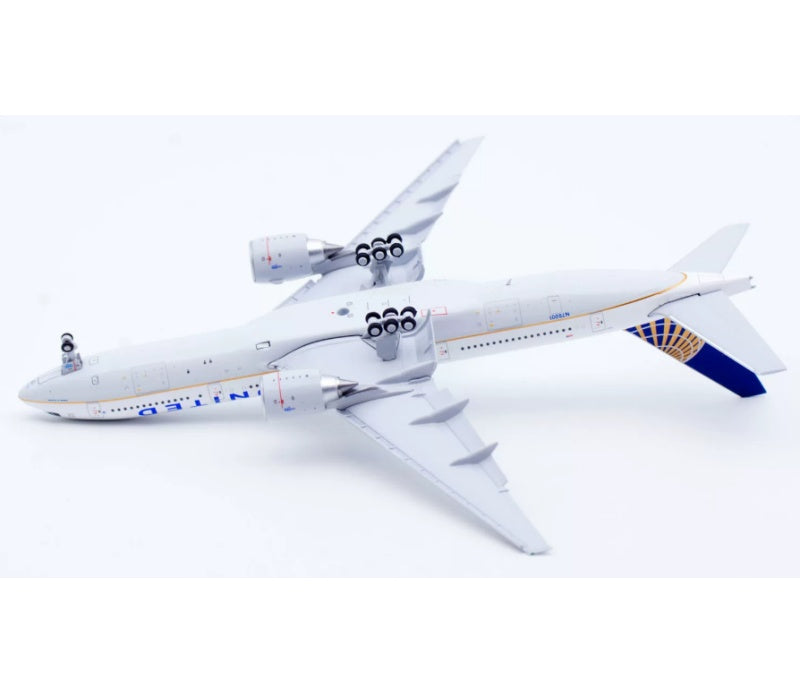 JC Wings 1:400 United Airlines B777-200ER N78001 Flaps down DIECAST Model