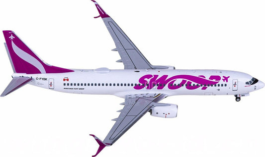 NG Models Swoop Airlines Boeing 737-800 C-FYBK 1:400 Diecast Model view 1