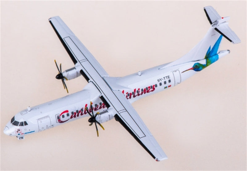 JC Wings Caribbean Airlines ATR-72-600 9Y-TTE 1:400 Diecast Model view 2