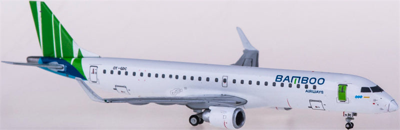 JC Wings Bamboo Airways for Embraer ERJ-190-200LR OY-GDC 1:400 Airplane Pre-built  Airliner Model Display