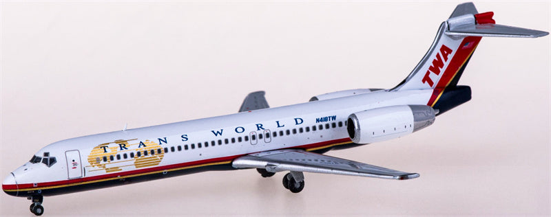 Geminijets TWA Boeing 717-200 N418TW 1:400 Diecast Model view 2