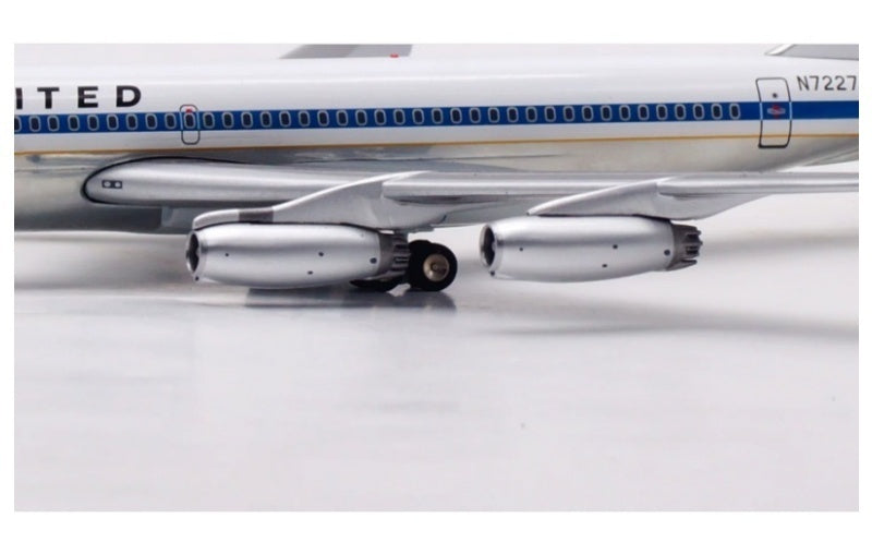 Inflight 1:200 United Airlines B720 N7227U polishing DIECAST Model