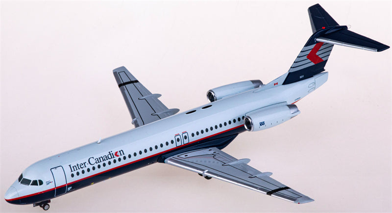 JC Wings Inter-Canadien Fokker 100 C-FICO 1:200 Diecast Model view 1