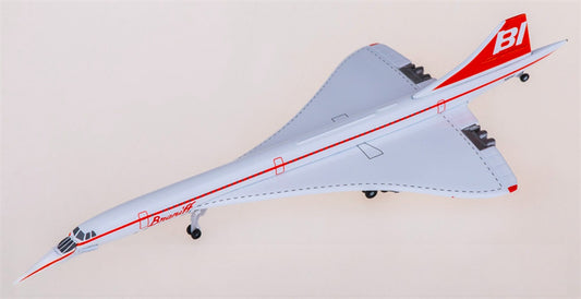 Herpa Braniff Concorde N81AC 1:500 Aircraft Pre-built  Airliner Model Display
