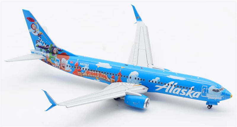 JC Wings 1:200 Alaska Airlines B737-800 N537AS Flaps down DIECAST Model